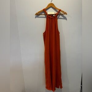 Evereve Vibrant Orange Maxi Dress